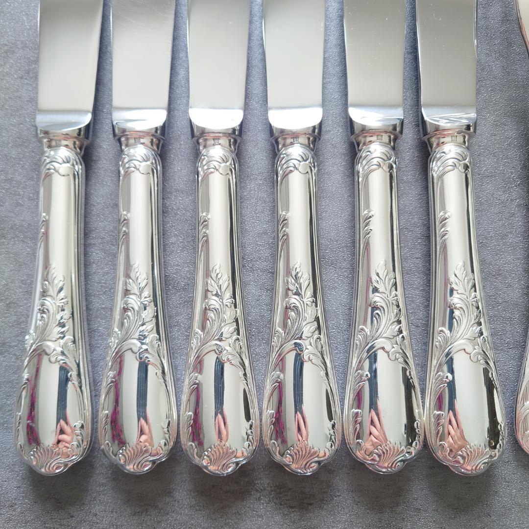 美品 クリストフル マルリー テーブルナイフ テーブルフォーク 12点