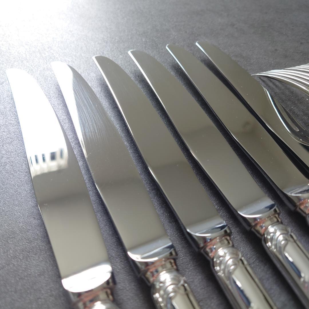 美品 クリストフル マルリー テーブルナイフ テーブルフォーク 12点