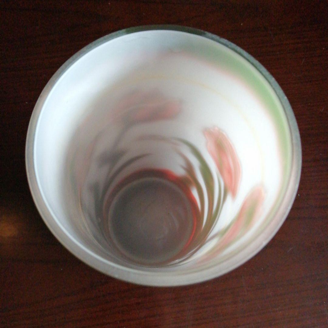 ガレ風アール・ヌーヴォー調フラワーベース　24.7cm　アール・デコ