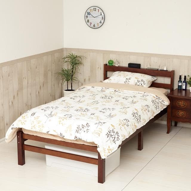 【新品・送料無料】すのこシングルベッド