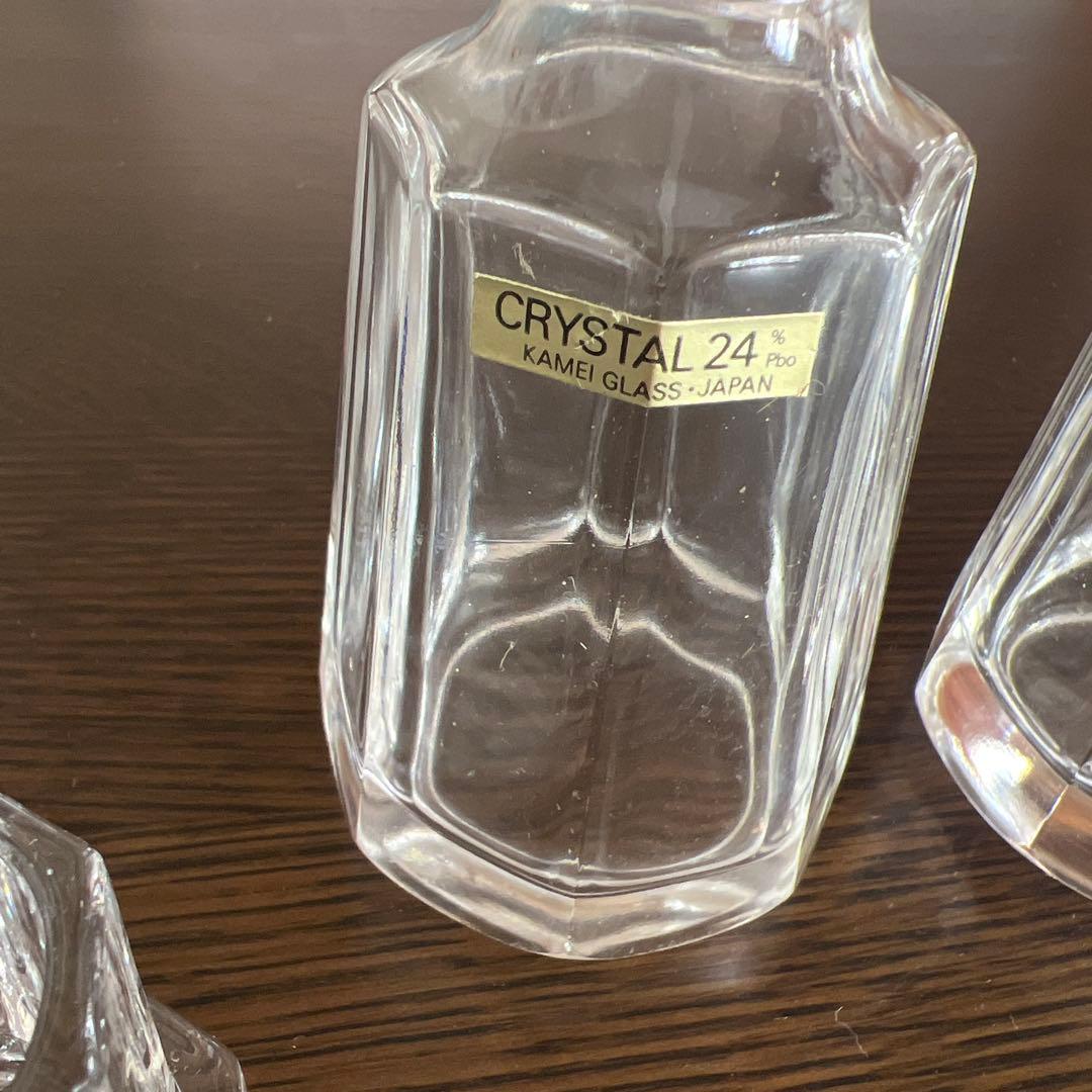 昭和レトロkamei glass調味料入れ - メルカリ