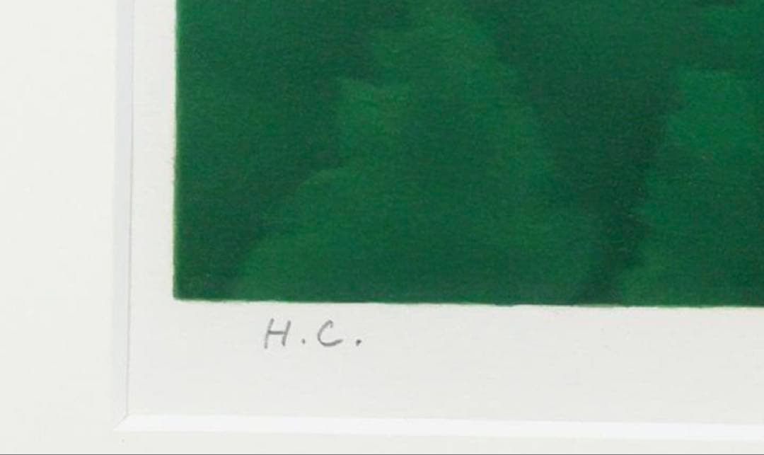 東山魁夷 春静 真作 オリジナル リトグラフ 12号 大作 絵画 額装