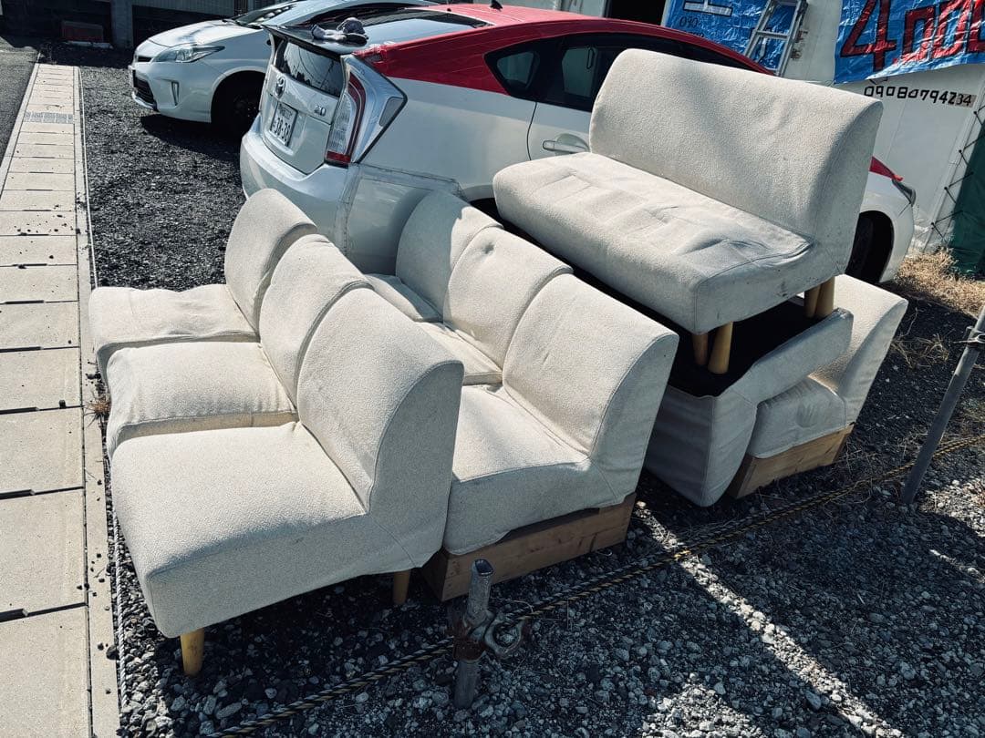 3.6万円大安売り ソファ3.椅子6 引き取り限定