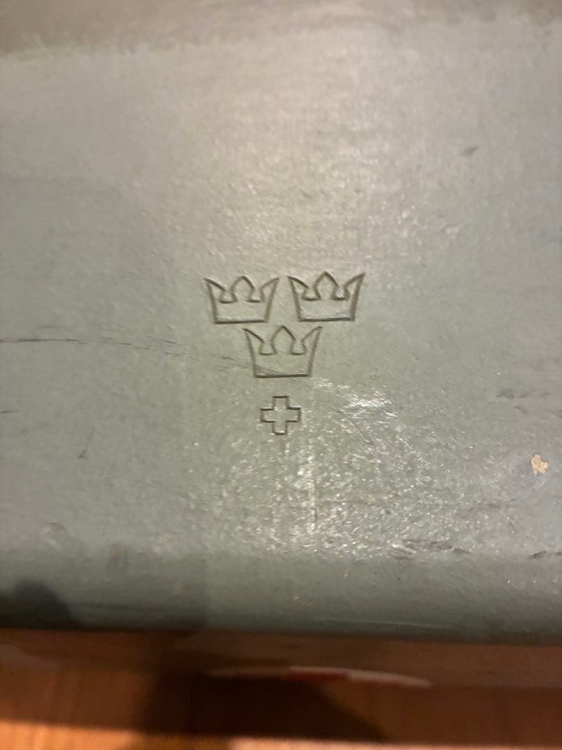 スウェーデン軍メディカルペーパーボックス ビンテージ