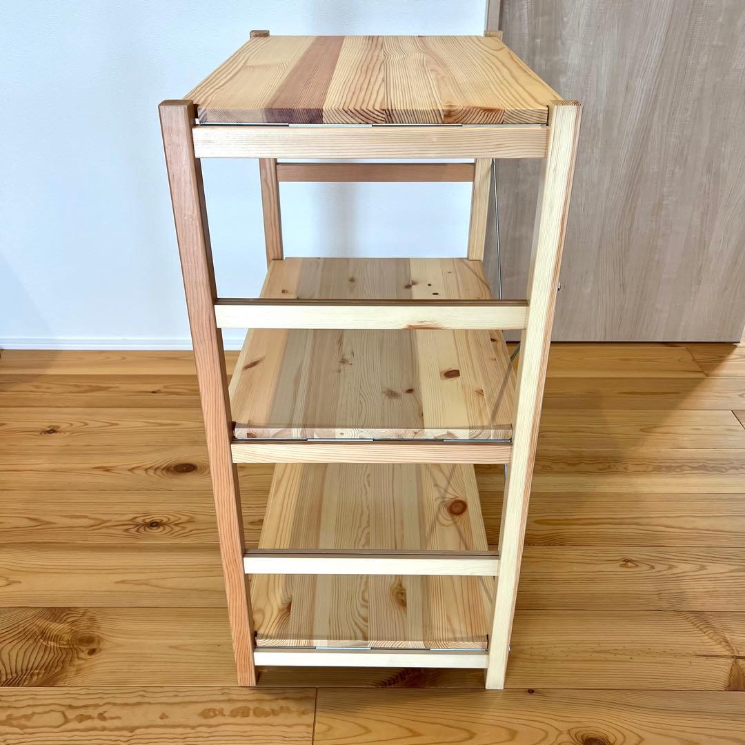 無印良品　パイン材ユニットシェルフ・５８ｃｍ幅・小