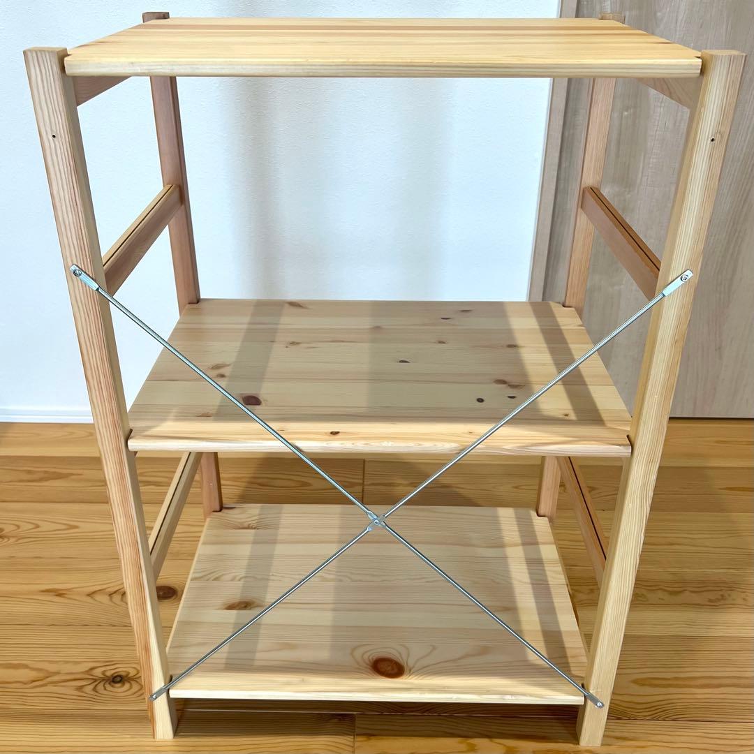 無印良品　パイン材ユニットシェルフ・５８ｃｍ幅・小