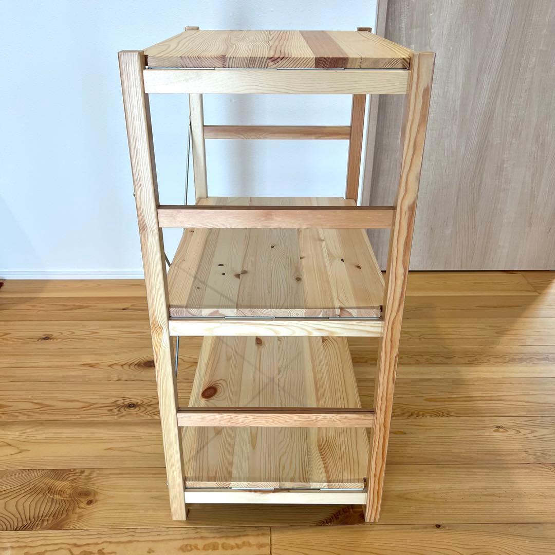 無印良品　パイン材ユニットシェルフ・５８ｃｍ幅・小