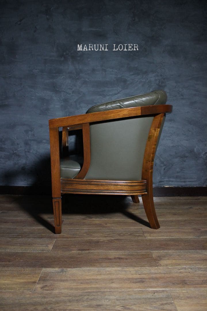 首都圏送無料〜マルニ木工 33万 ロワール 最上級マルニスムース ソファ 深緑2