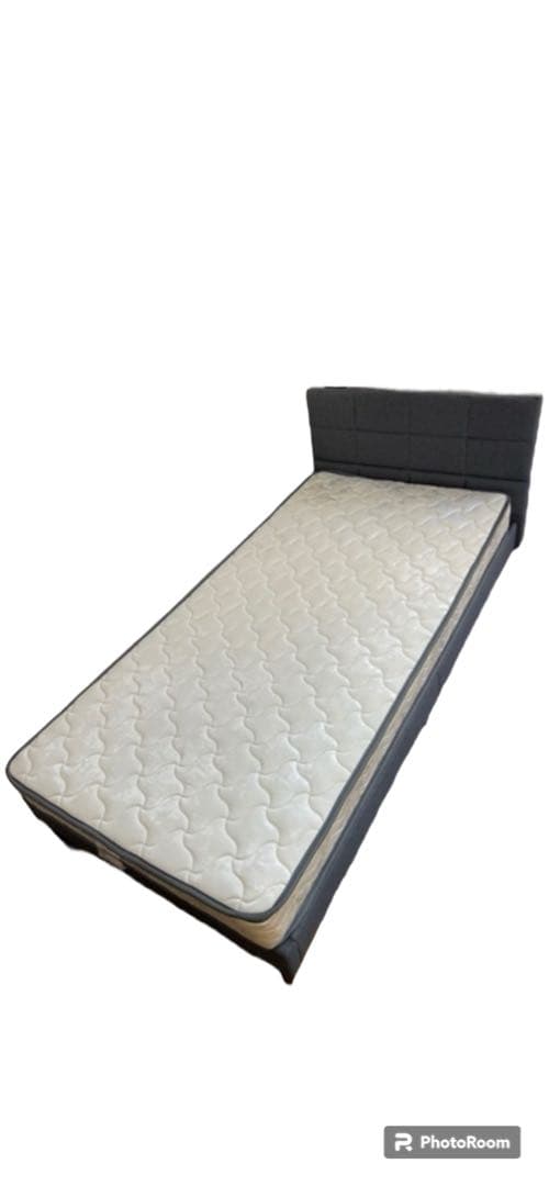 EHar101 ファブリックベット　シングル　マットレス付き