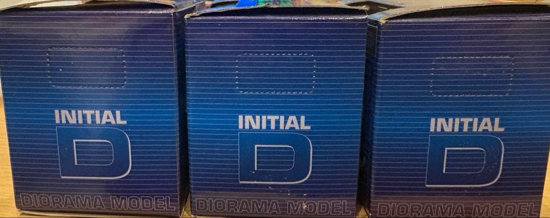 年代物 頭文字D ジオラマモデル コンプリート3種セット バラ売不可