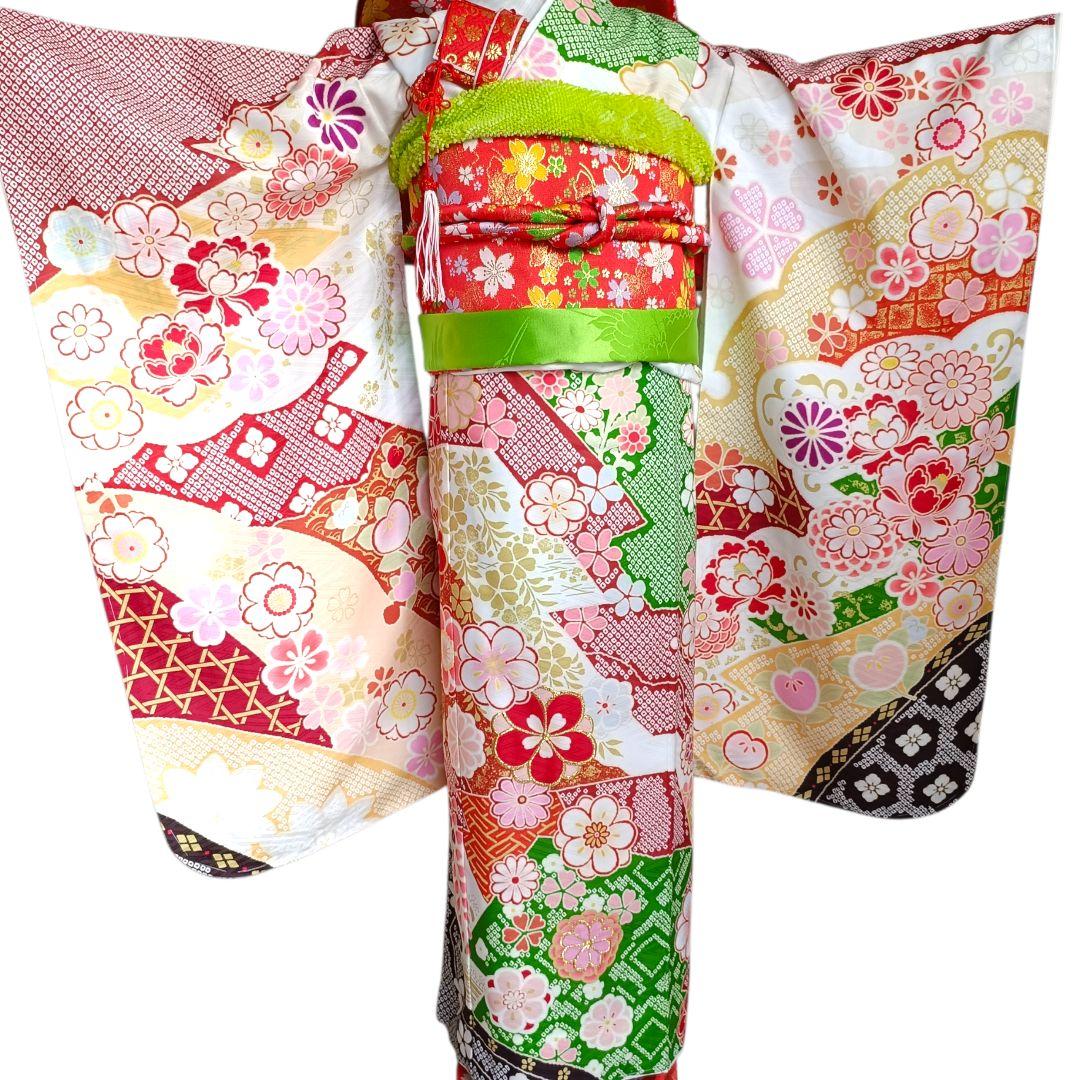 新品☆式部浪漫着物と作り帯フルセット