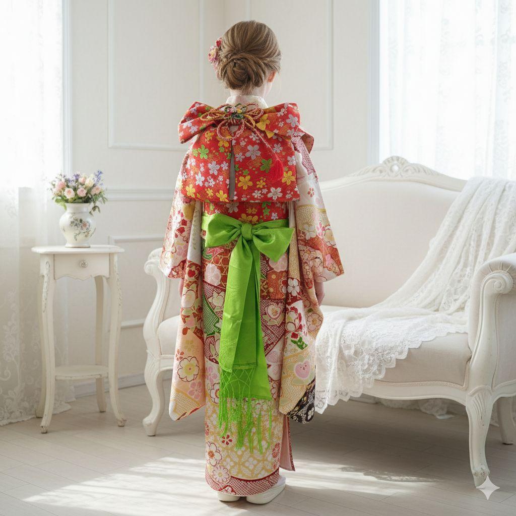 新品☆式部浪漫着物と作り帯フルセット