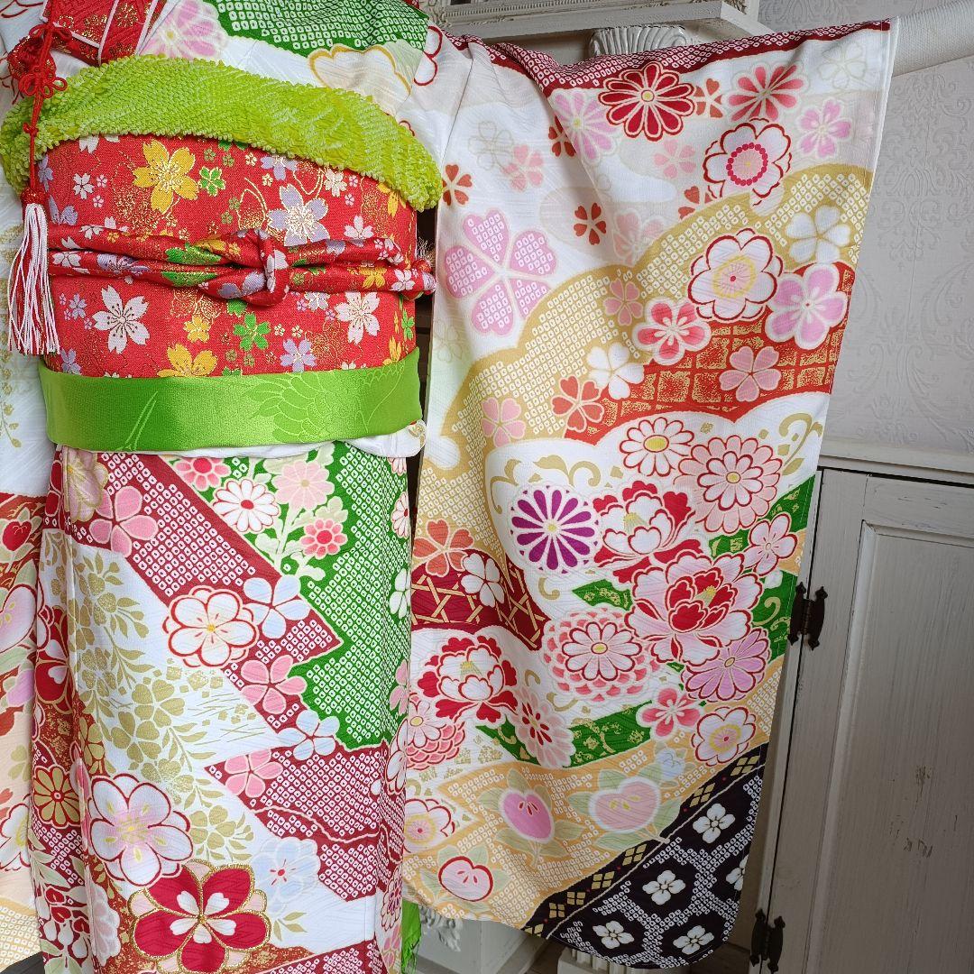 新品☆式部浪漫着物と作り帯フルセット