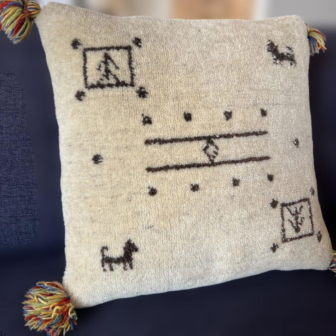 ギャッベクッションカバー３点セット