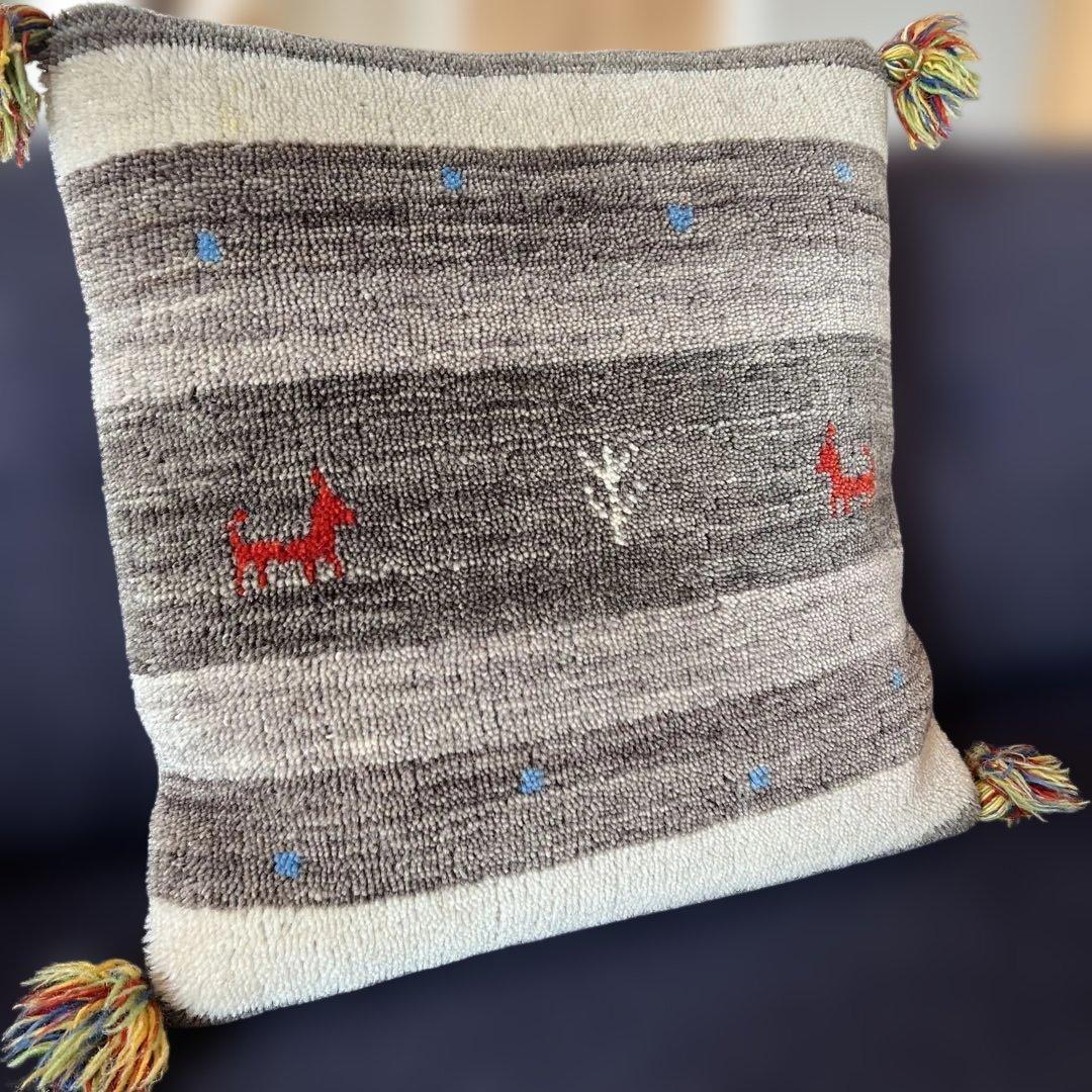 ギャッベクッションカバー３点セット