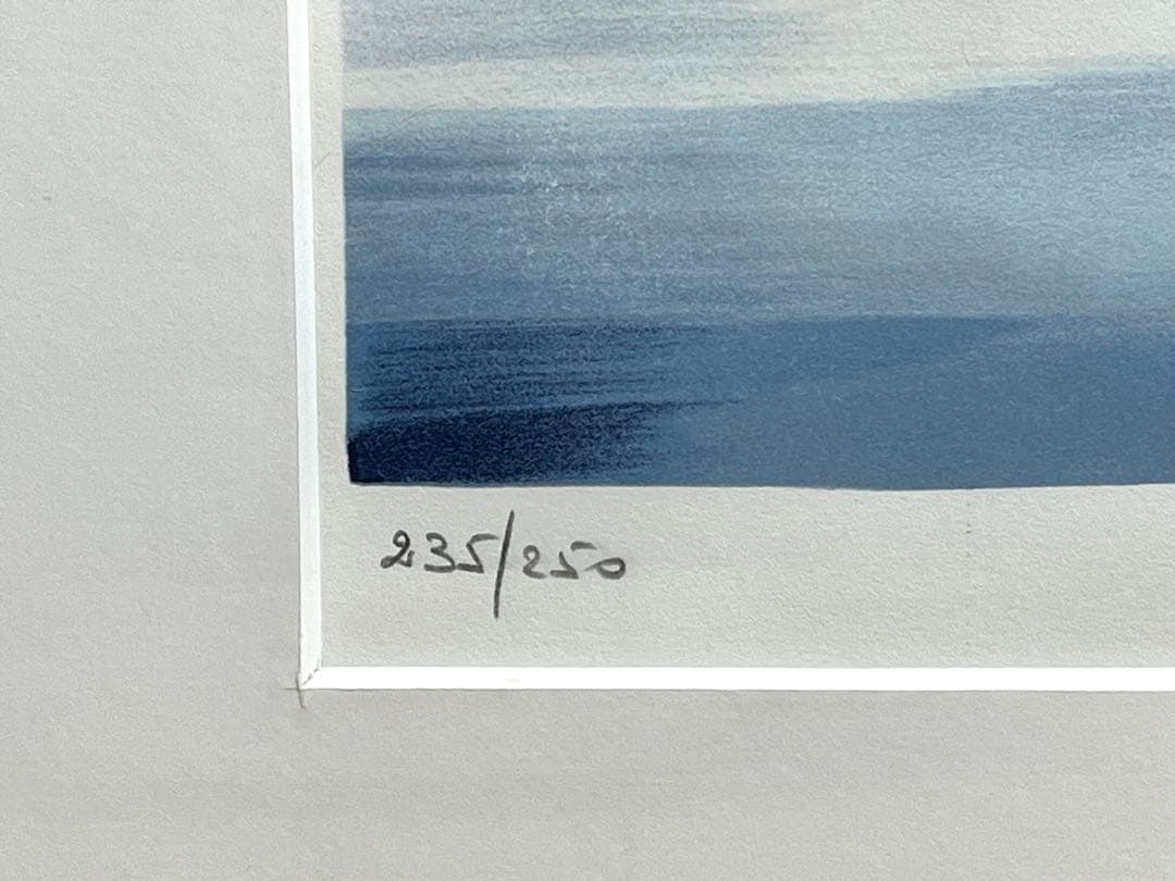 真作保証 リトグラフ 版画 デノエル「マグリットの幻想」 サイン有り /ドノエル