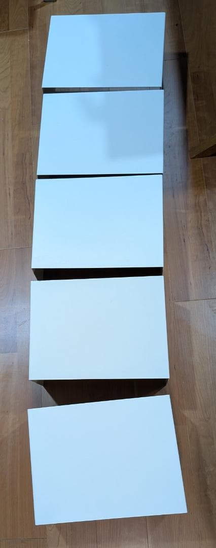 送料無料 無印良品 スタッキングシェルフ・コの字棚 5個セット