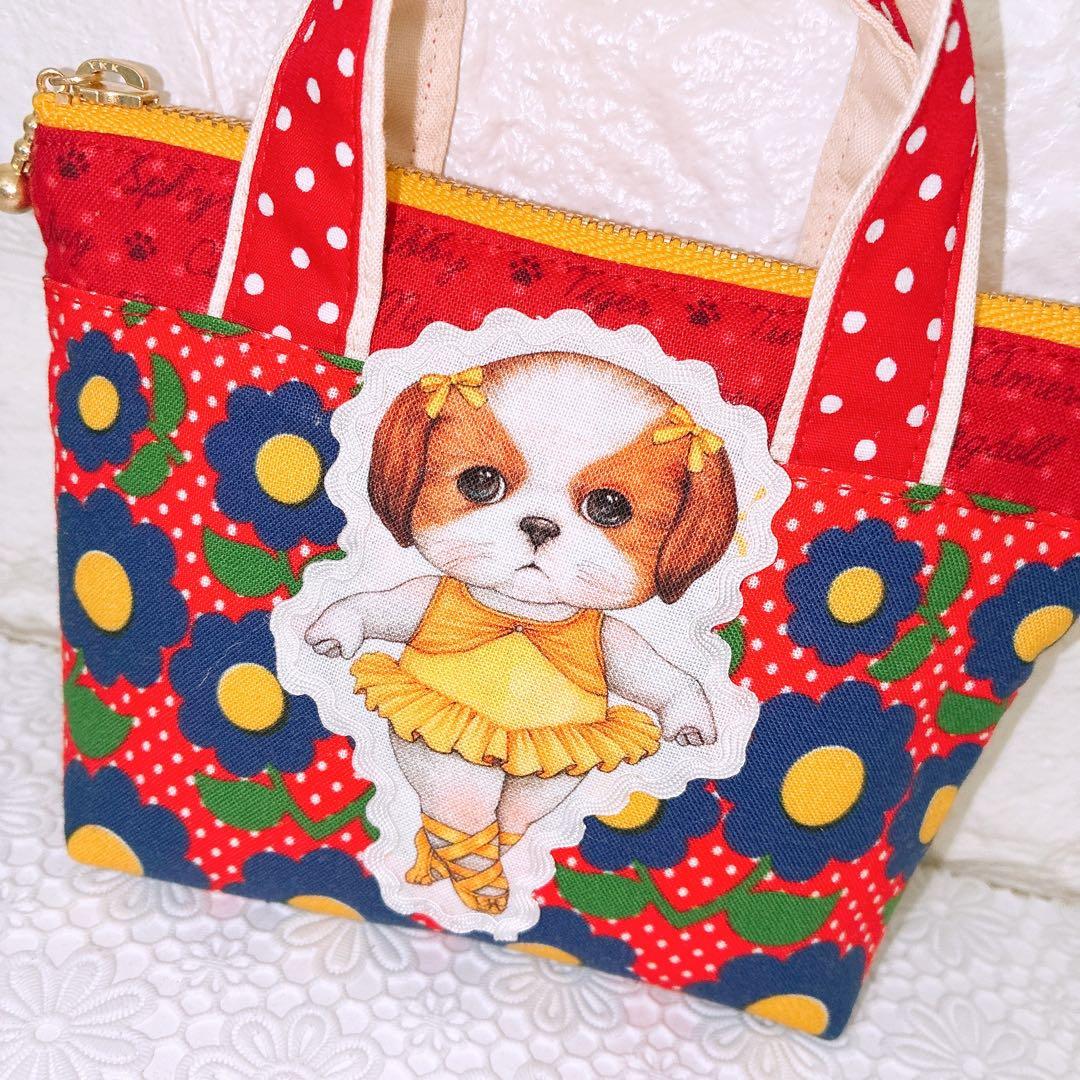 トート風ミニポーチ＆まぁるい巾着♡リトルバレリーナ❤︎コヤンイサムチョン