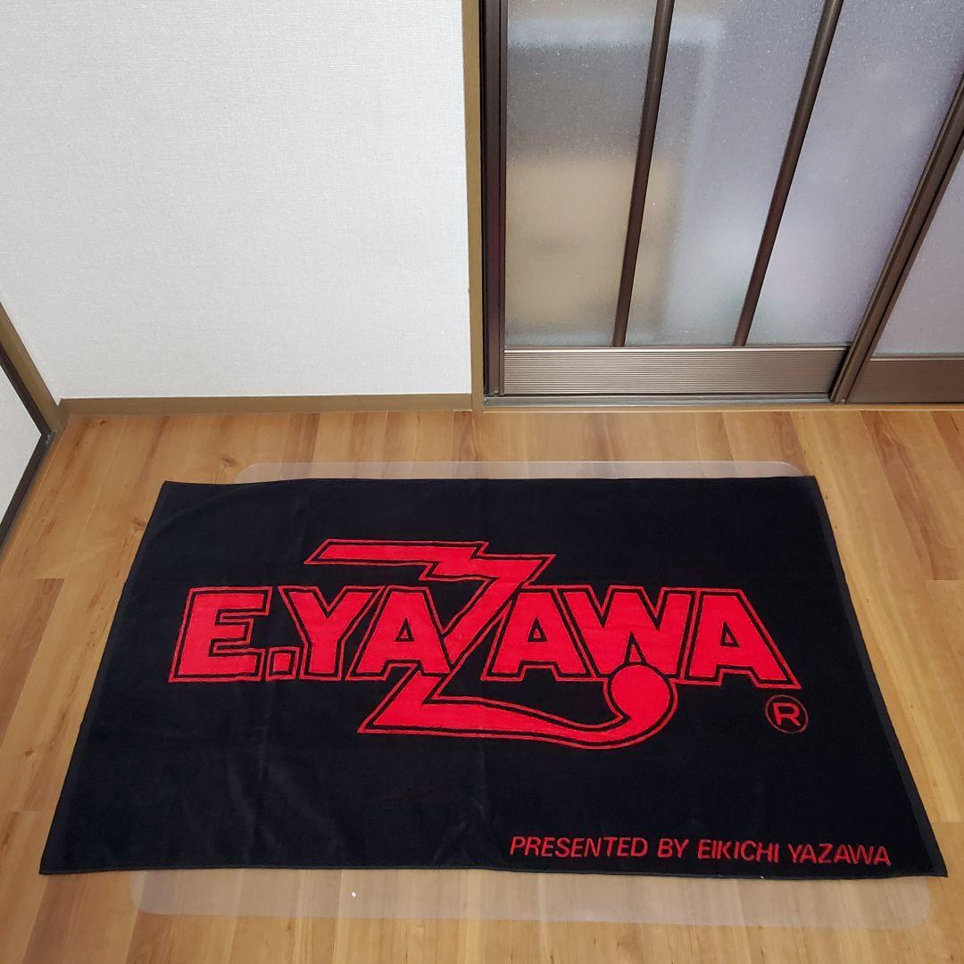 【希少品】矢沢永吉 ビーチタオル ブラック レッド 美品】矢沢永吉/ スペシャルビーチタオル レッド YAZAWA EIKICHI