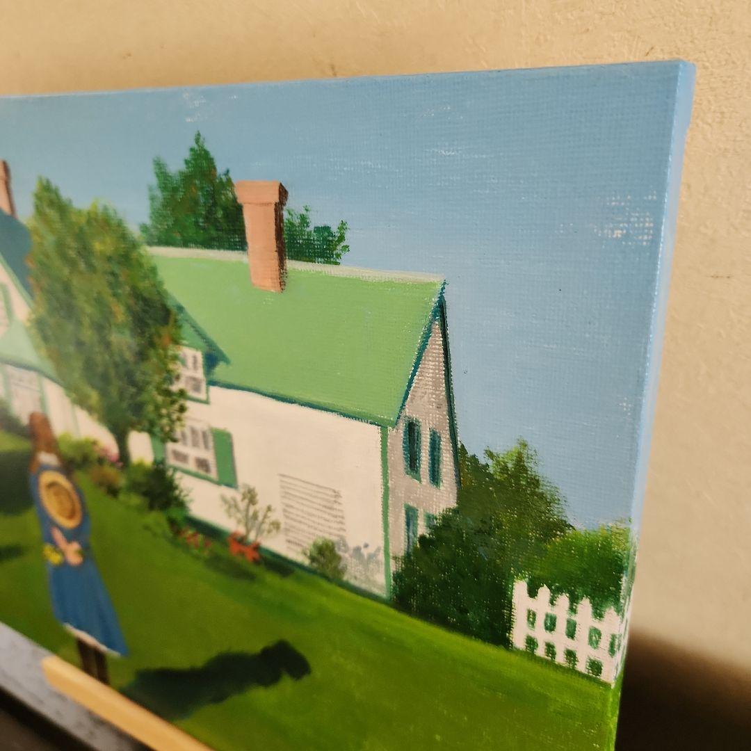 1584「赤毛のアンとグリーンゲイブルズ②」アクリル画、原画、絵画