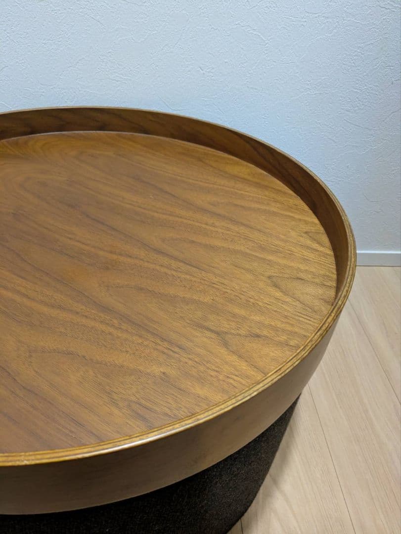 ACTUS/アクタス ドラムスパフ スツール ウォールナット サイドテーブル