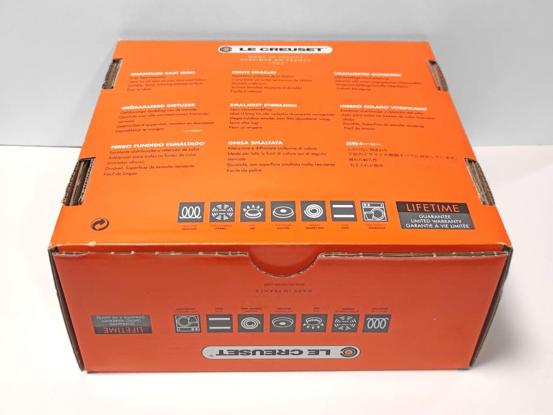 ル・クルーゼ(Le Creuset) 鍋 ココット・オーバル27cm オレンジ