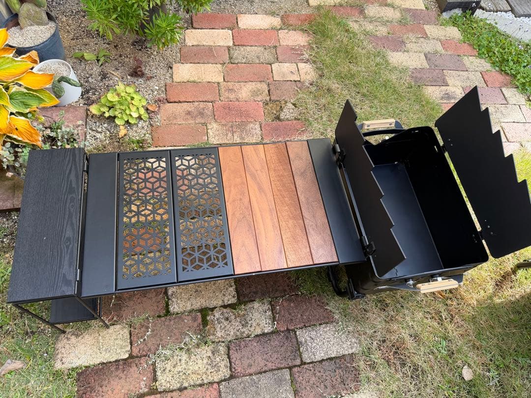 ＜Bridge-top＞&スタンド シェルコン25 天板37camp レッグ付き