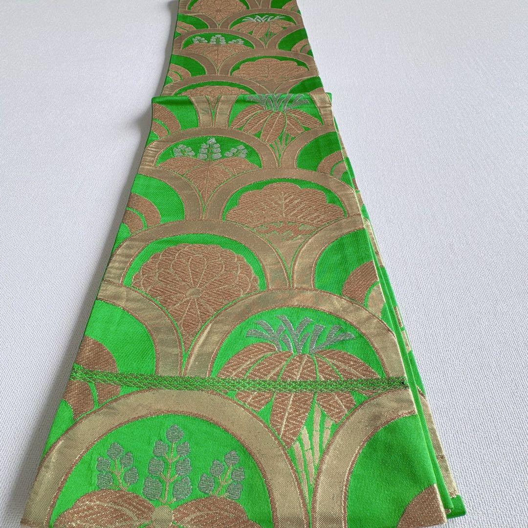 七五三 7歳女児 セット きもの 赤 扇藤 帯 緑地 簡単半襟 7283 - メルカリ