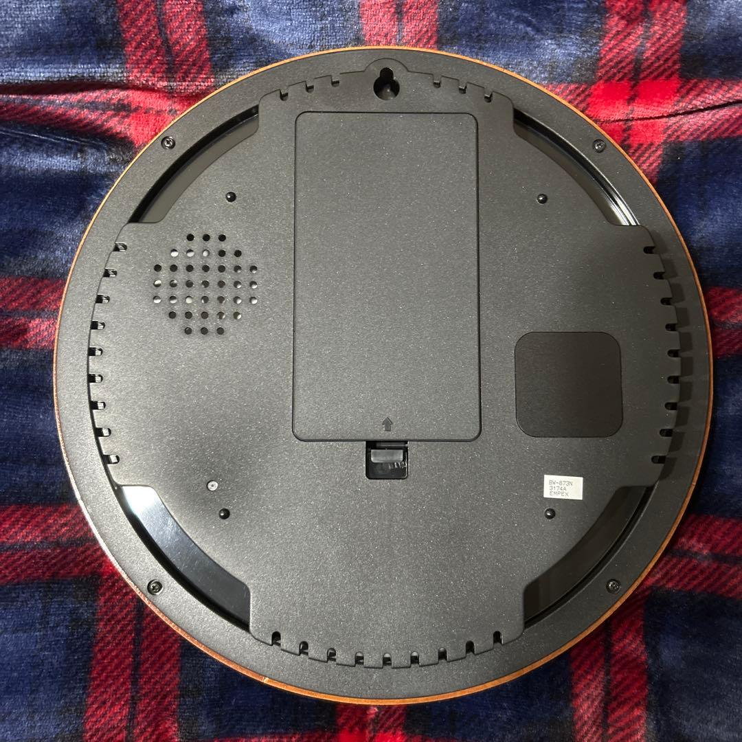 EMPEX エンペックス　ウェザーパル　電波時計　温湿度計付き　BW-873