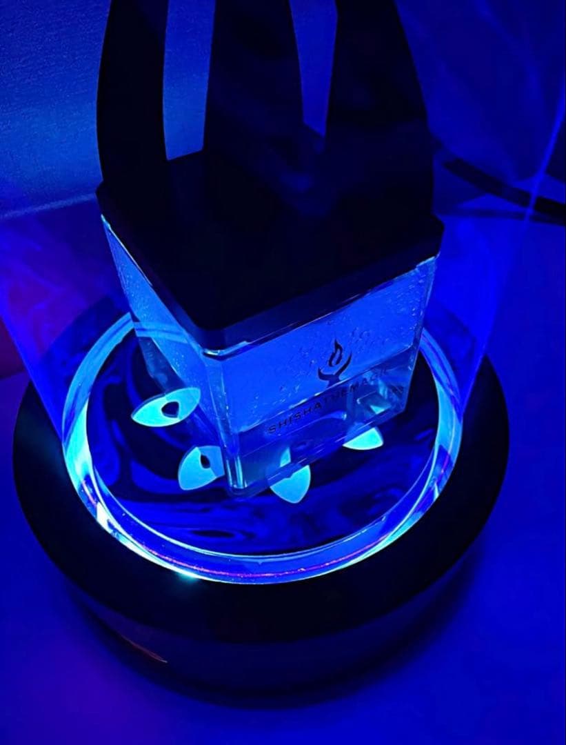 シーシャ シーシャ台　スタンド 台 本体 炭 水タバコ 台座 ブルー