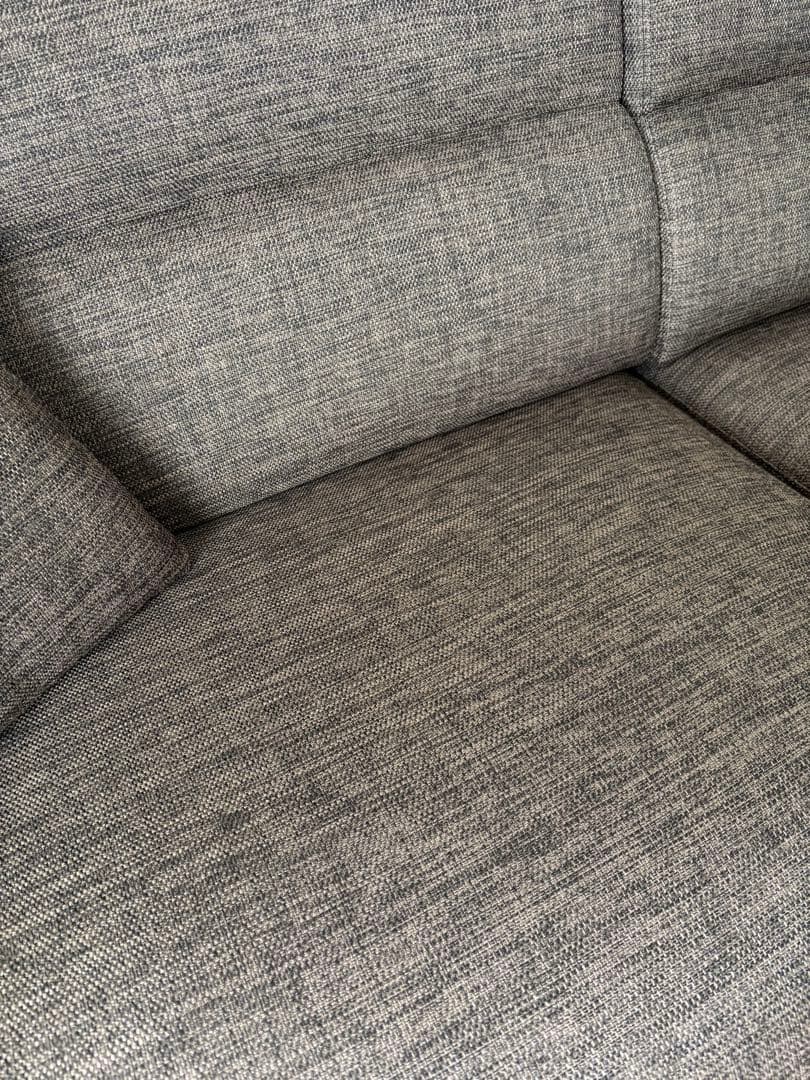 【美品】ニトリ Nポケット 布張り3人掛けソファ クッション付き