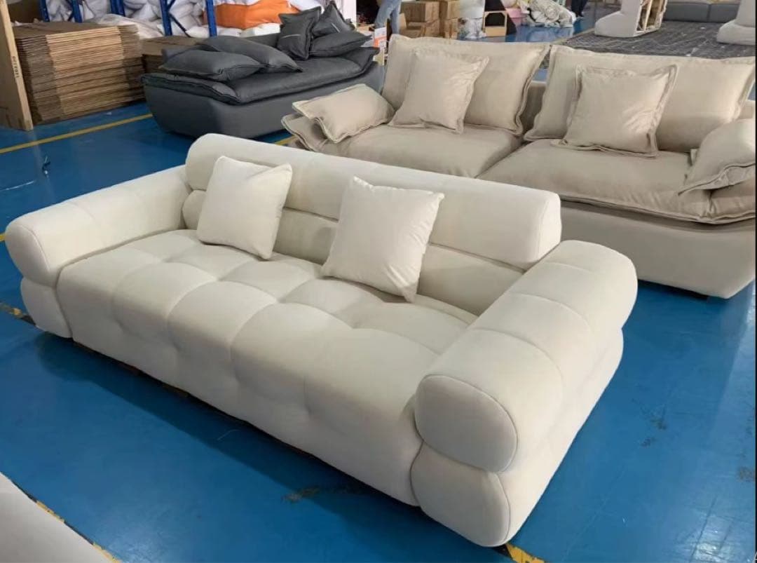 モダンファブリックソファ　2人掛け・3人掛け