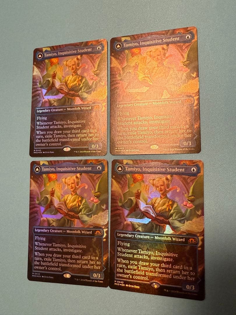知りたがりの学徒、タミヨウ　拡張　英語foil 4枚