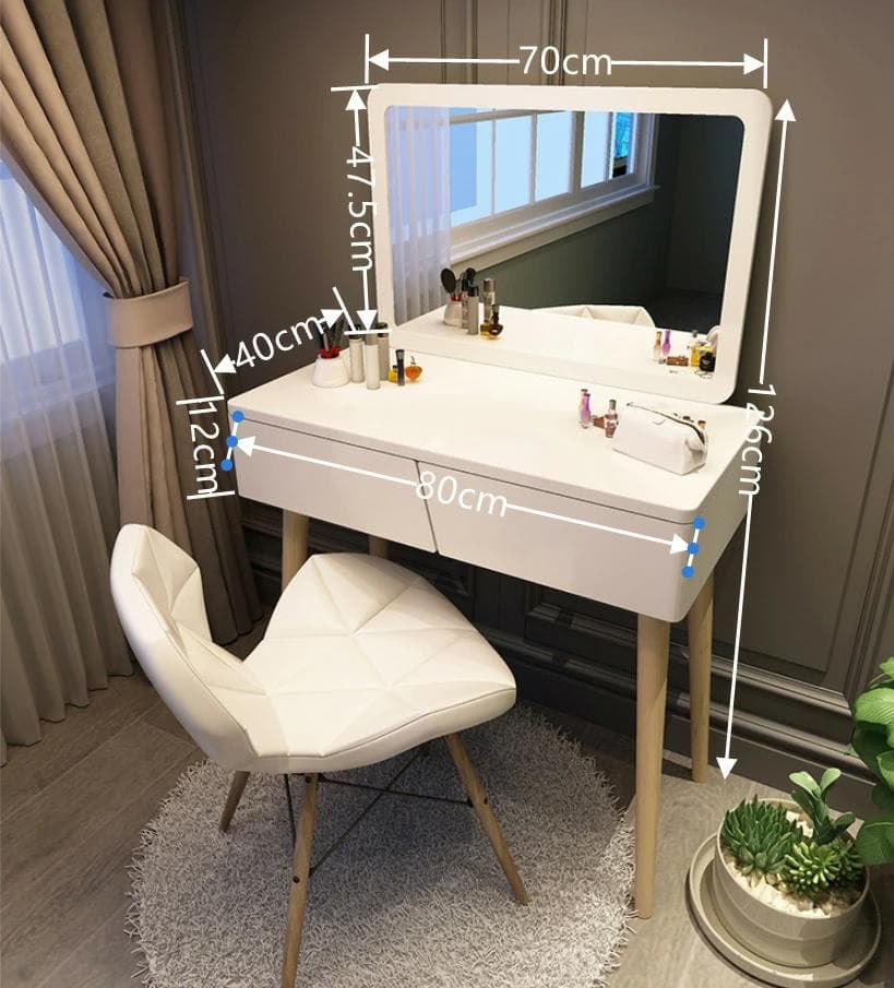 ホワイトドレッサー 訳あり品　写真をご確認 デスクのみ J106-80-01