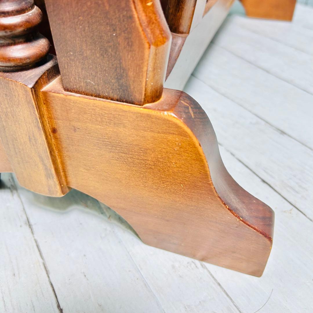 カリモク　karimoku オールド　サイドテーブル　マガジンラック　昭和レトロ