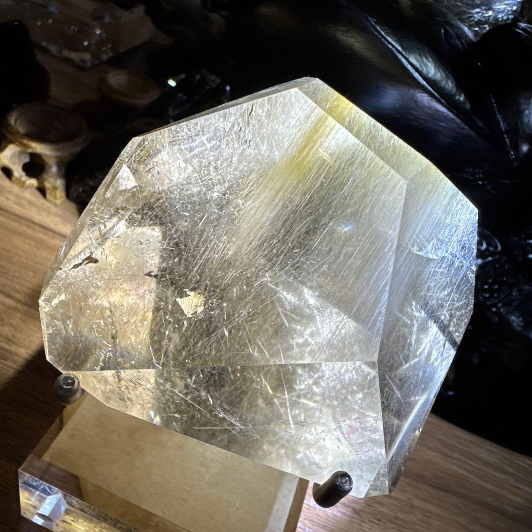 天然　高品質　ゴールドルチル　フリーフォーム　ポリッシュ