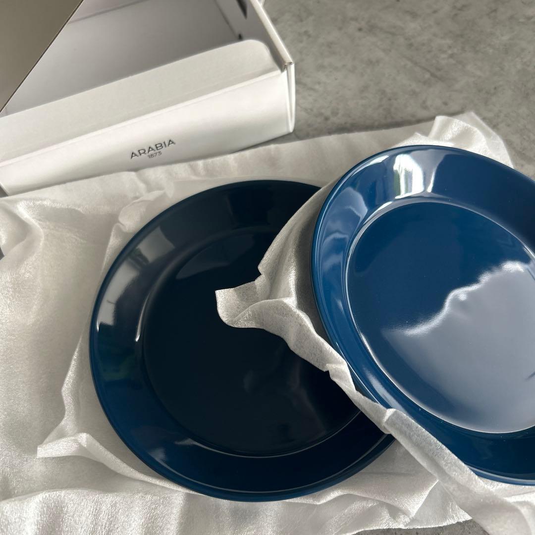 iittala ARABIA 皿&カップ ヴィンテージブルーまとめ売り アクタス