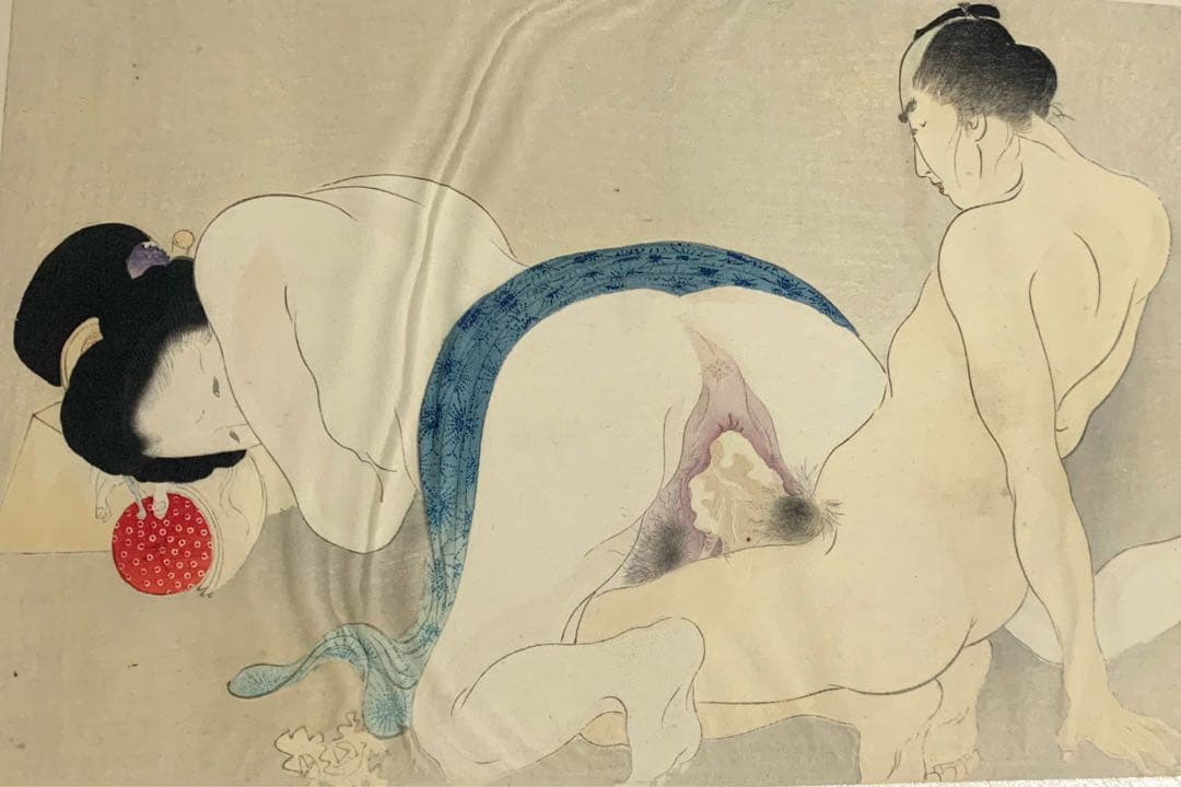 春画 枕絵十ニ図