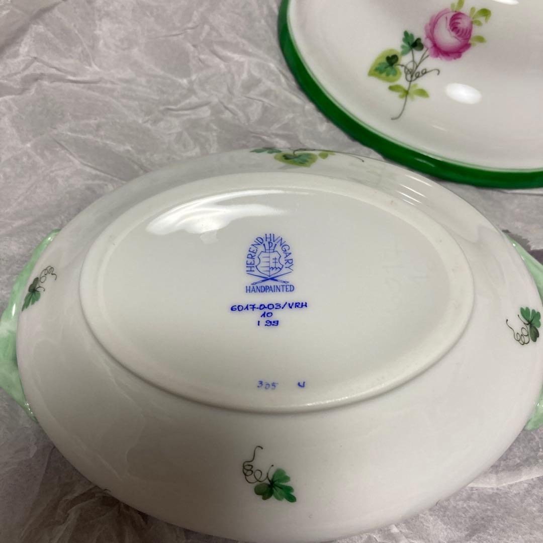 ヘレンド　ウィーンの薔薇レモンケース