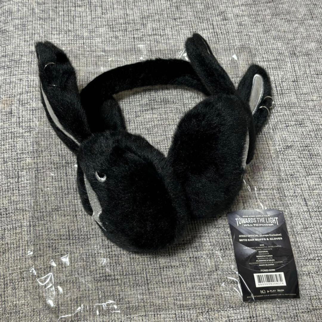 ATEEZ ヨーロッパ 限定 MD MITO イヤーマフ 耳あて 手袋セット