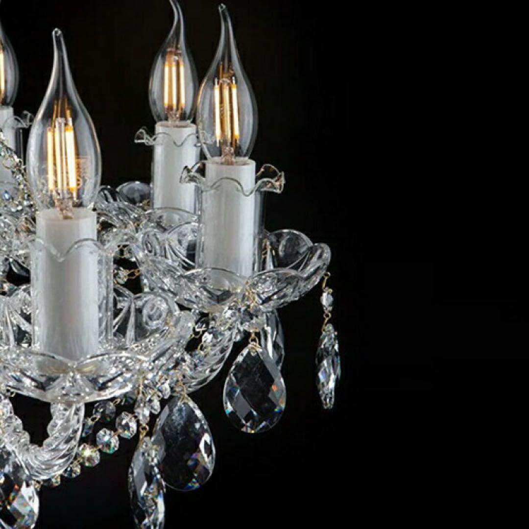 ART.082/6 PRC　６灯シャンデリア チェコ製PRECIOSA