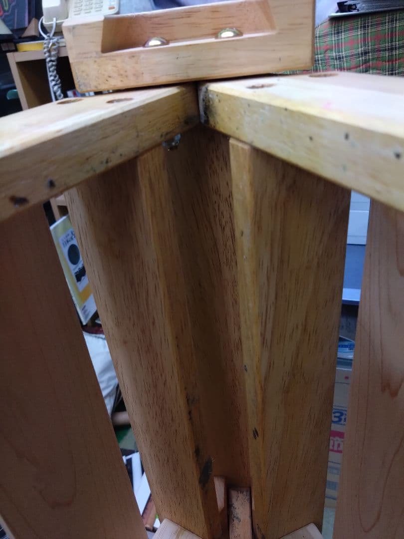 中居木工　ひのきスノコマット 折りたたみマット スプリング付き②