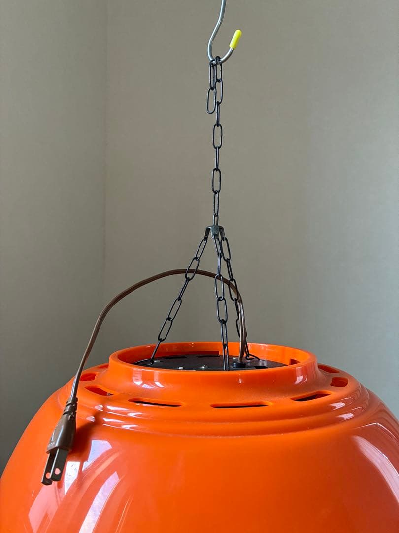 昭和レトロポップ オレンジ 蛍光灯照明器具