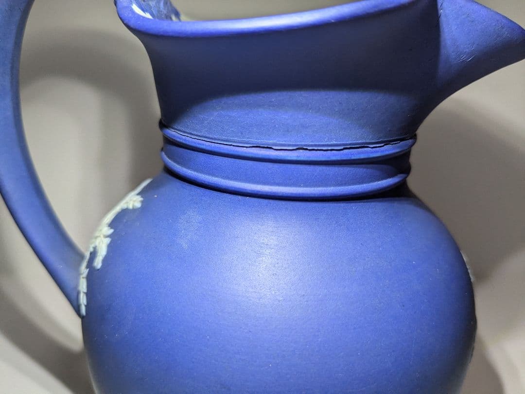 ウェッジウッド 1900年頃製造 ディップドブルー ジャスパーウェア