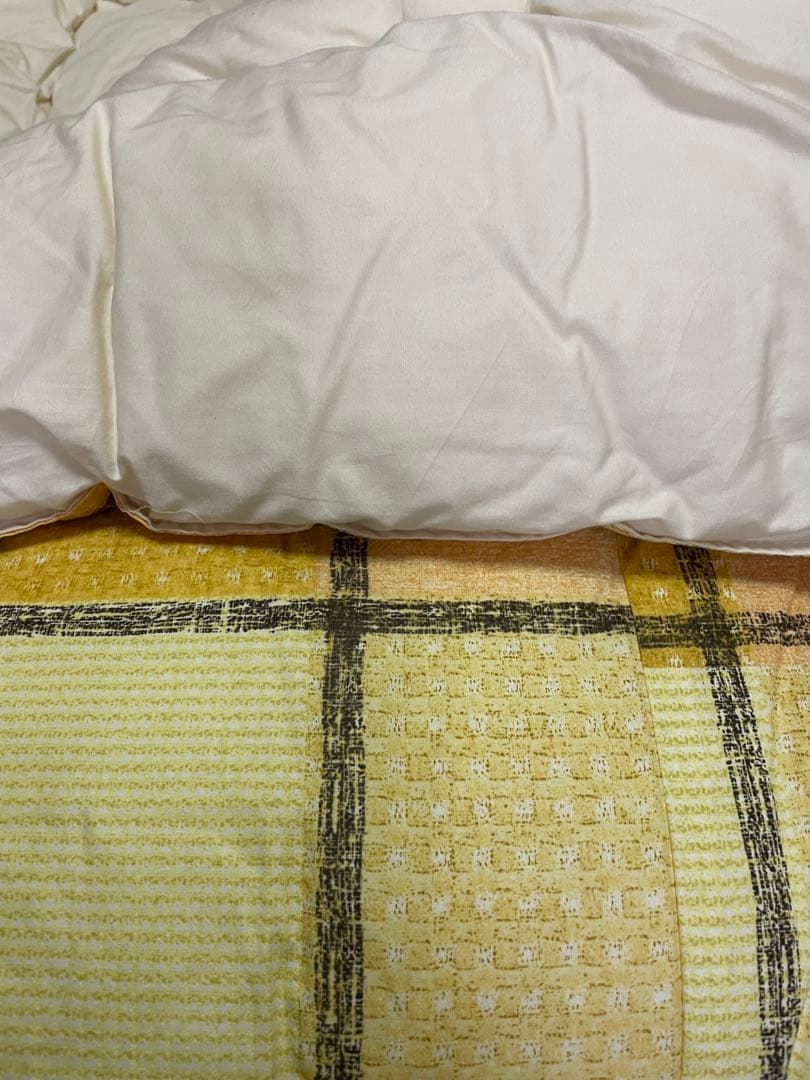 チェック柄掛け布団 シングル［美品］［即購入OK］［送料無料］