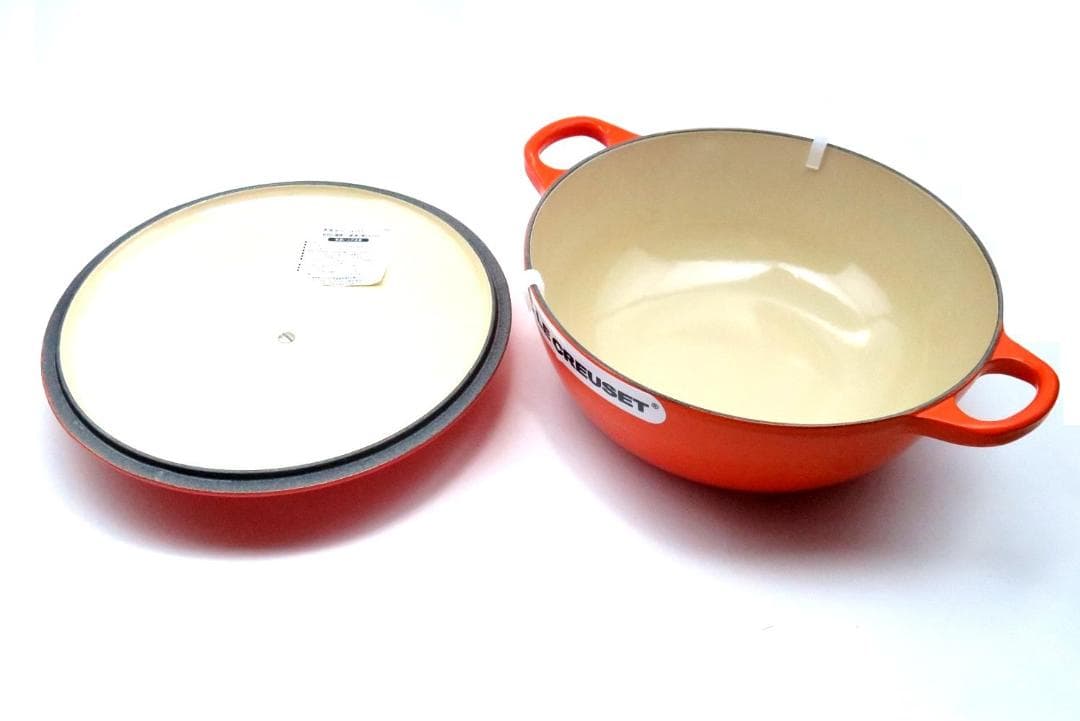 料理好きの人の　絶対必需品 新品未使用品　ル・クルーゼ 　マーミット　オレンジ