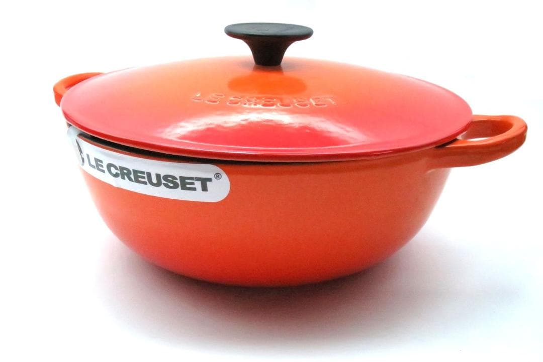 料理好きの人の　絶対必需品 新品未使用品　ル・クルーゼ 　マーミット　オレンジ