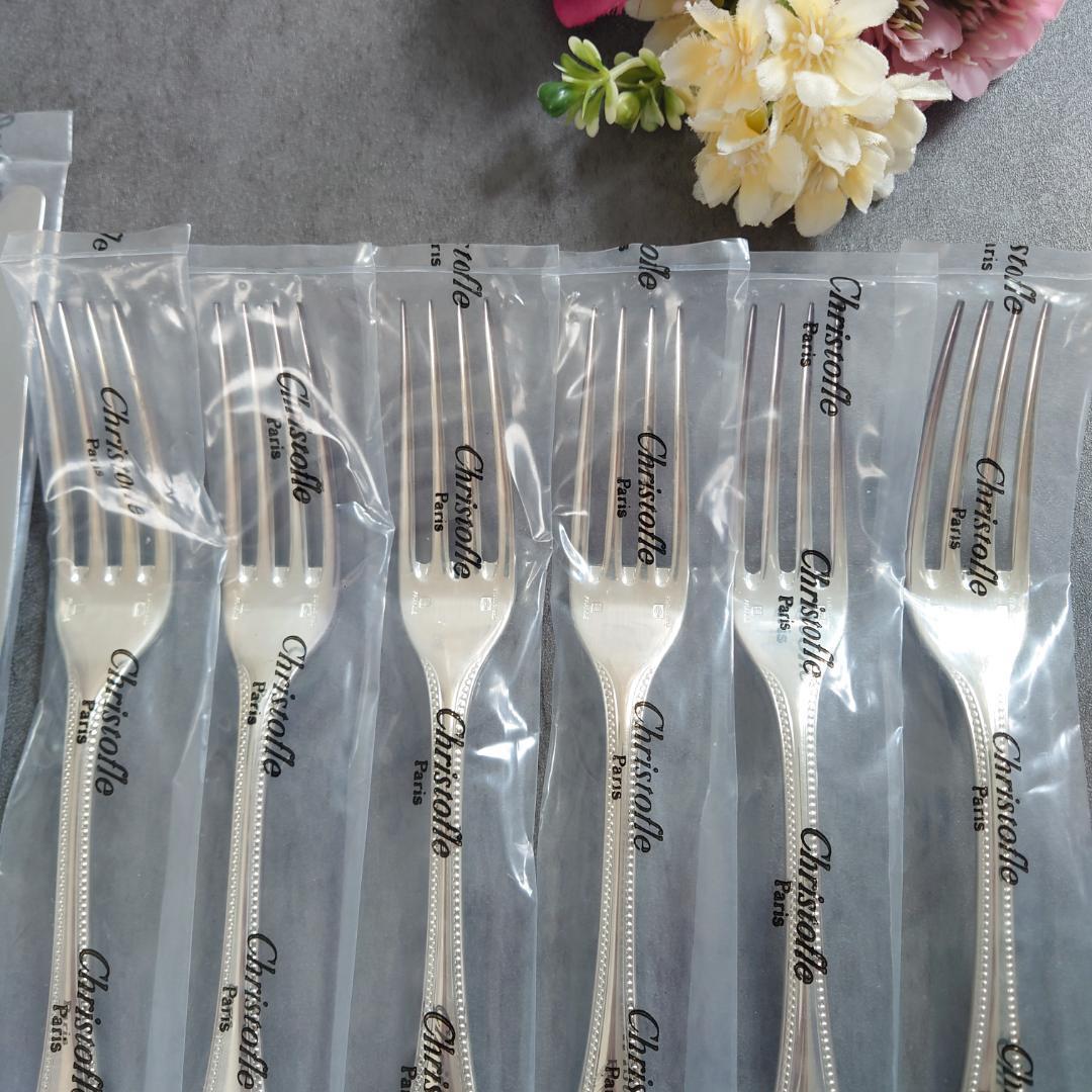 クリストフル パール テーブルサイズ 未開封 12点