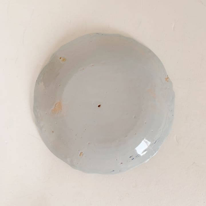 18世紀フランスアンティークヌヴェール窯のプレート