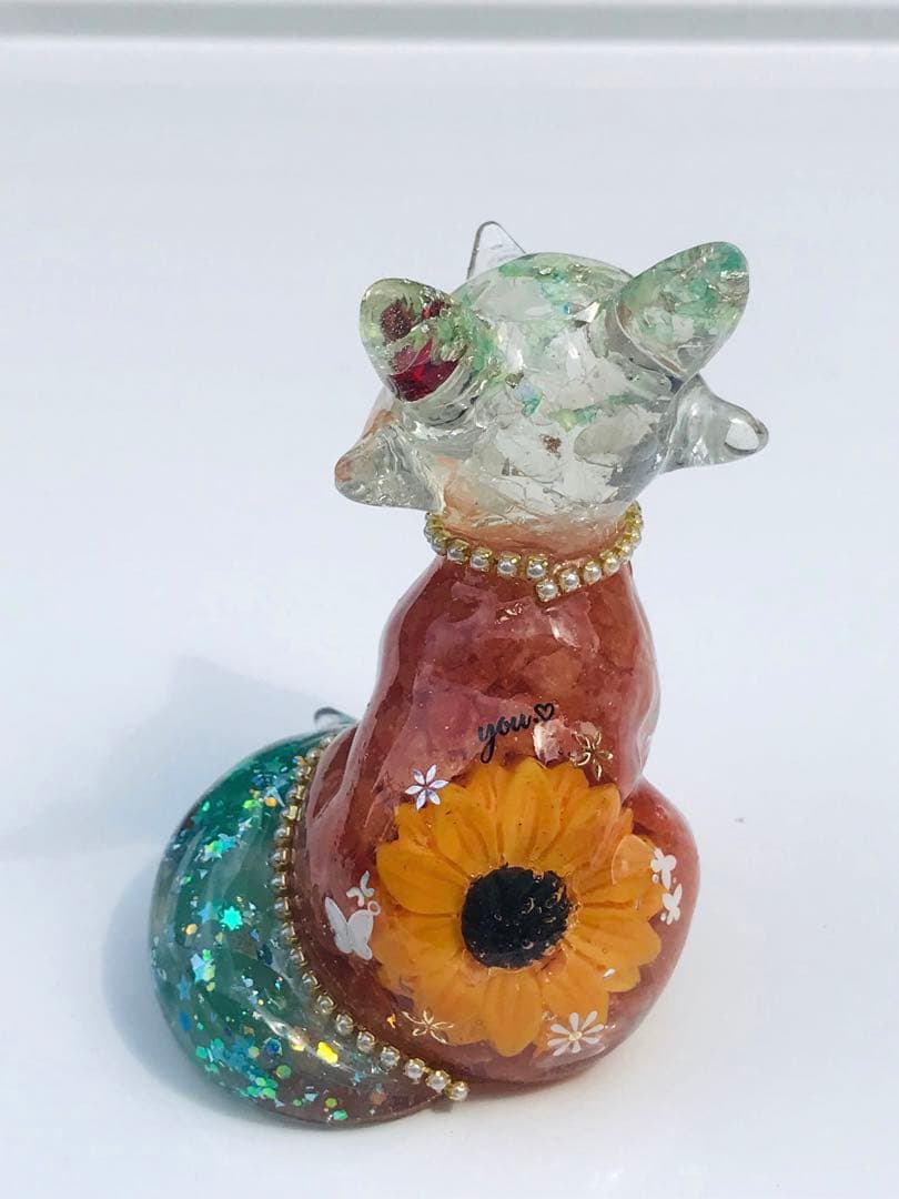 オルゴナイト狐さんNo.405